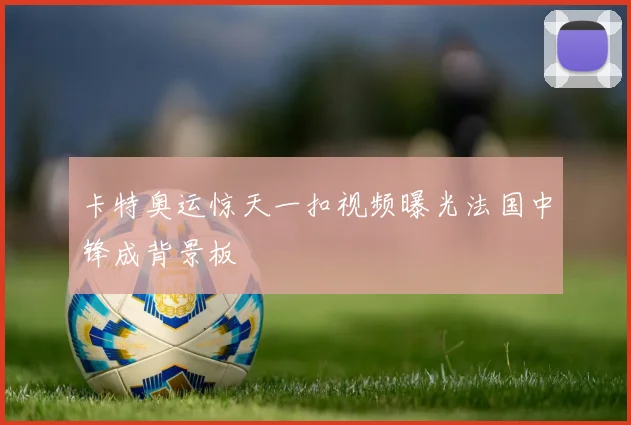 卡特奥运惊天一扣视频曝光法国中锋成背景板